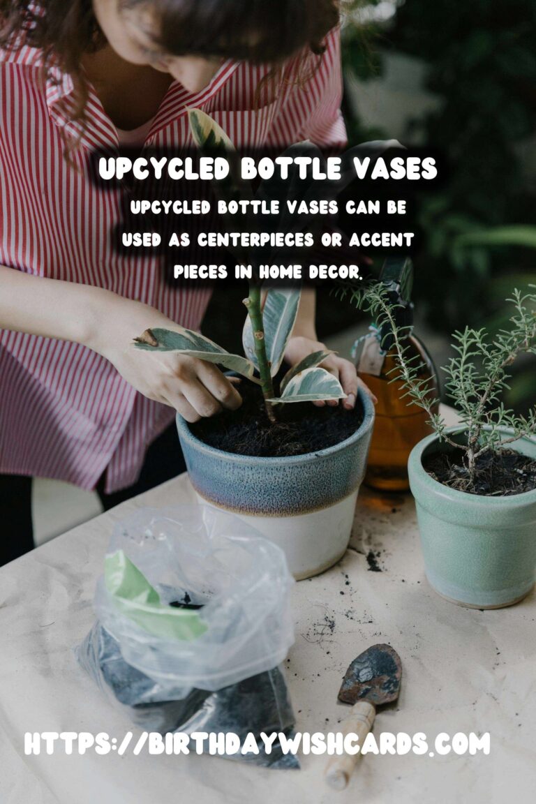 Creative Ideas for Upcycling Old Bottles into Beautiful Vases