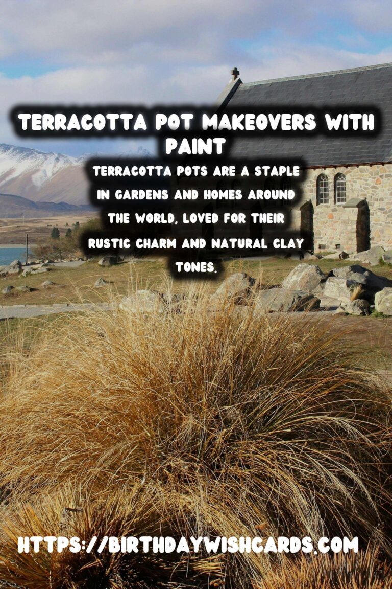 Creative Terracotta Pot Makeovers: Transform with Paint and Stencils