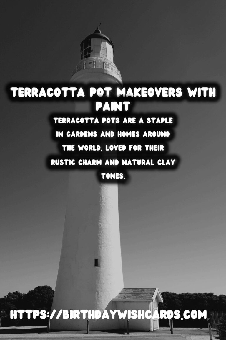 Creative Terracotta Pot Makeovers: Transform with Paint and Stencils