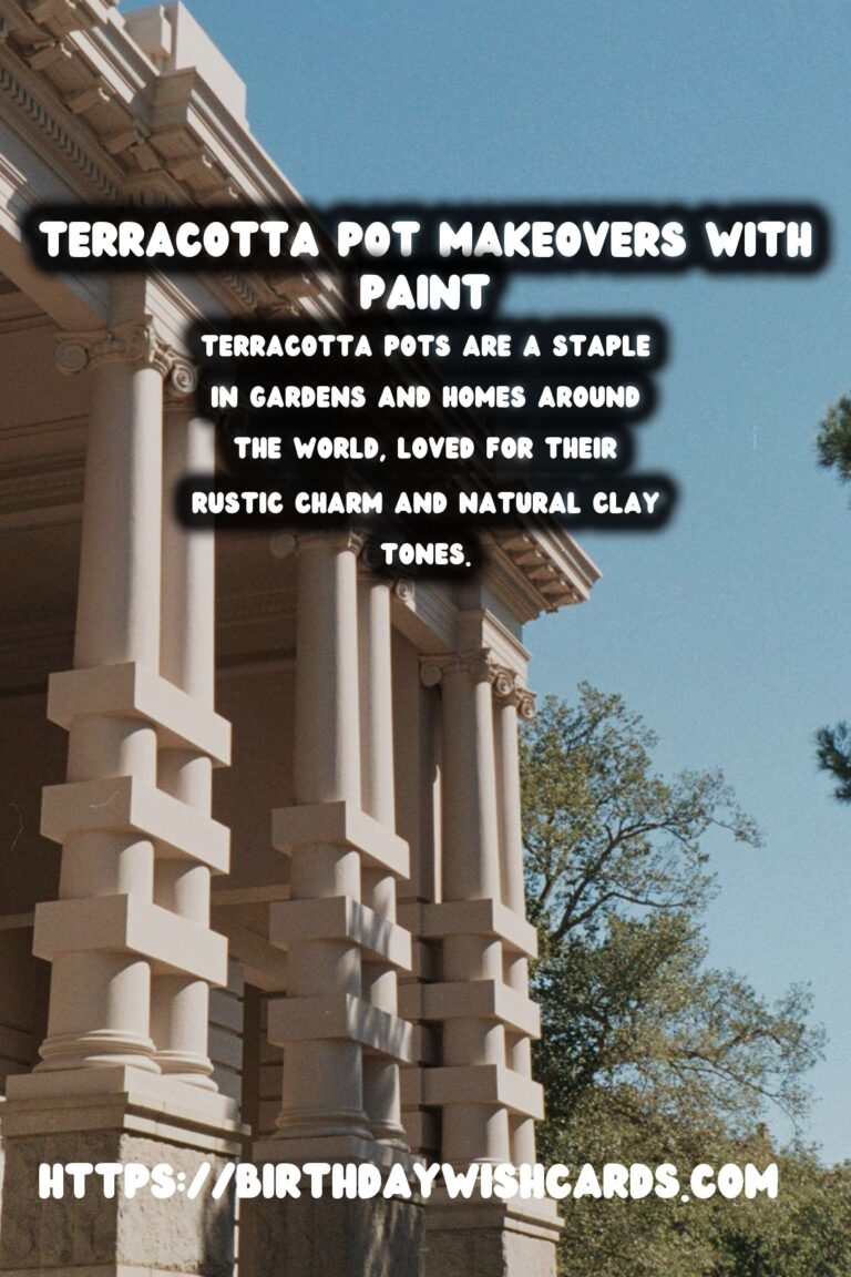 Creative Terracotta Pot Makeovers: Transform with Paint and Stencils