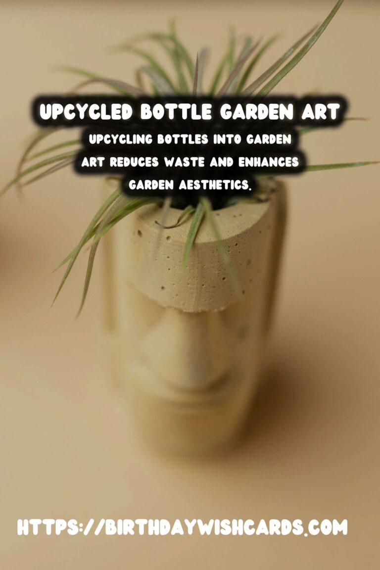 Creative Ways to Upcycle Old Bottles into Garden Art
