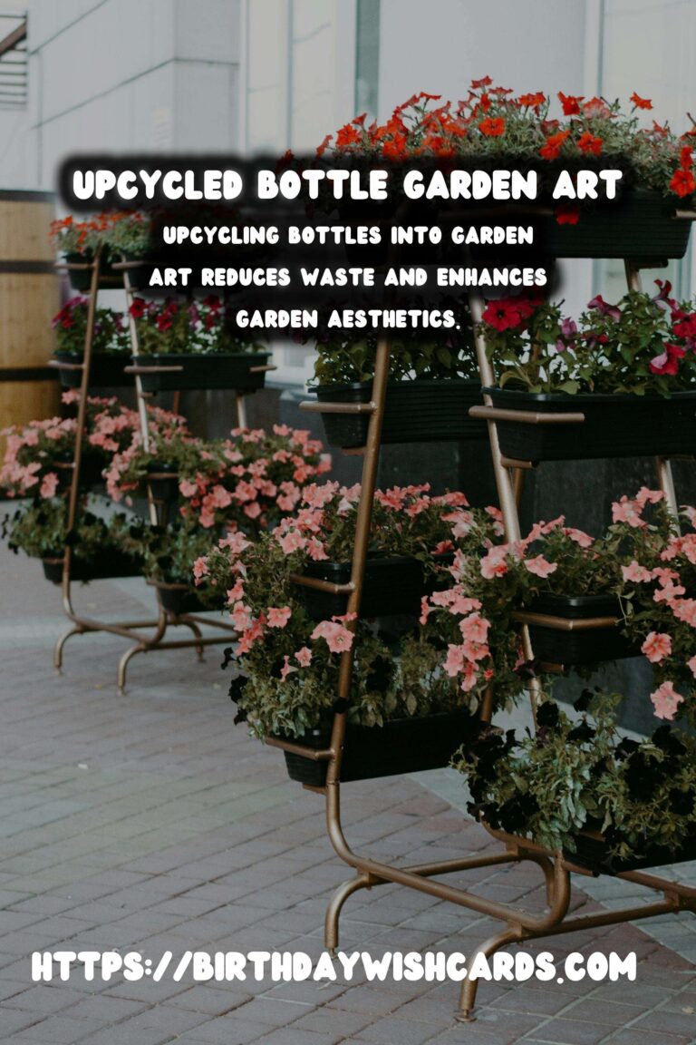 Creative Ways to Upcycle Old Bottles into Garden Art