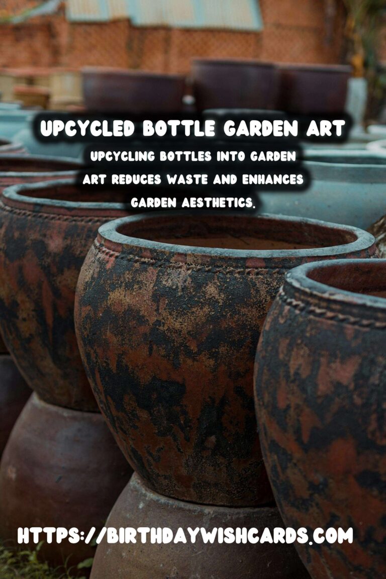 Creative Ways to Upcycle Old Bottles into Garden Art