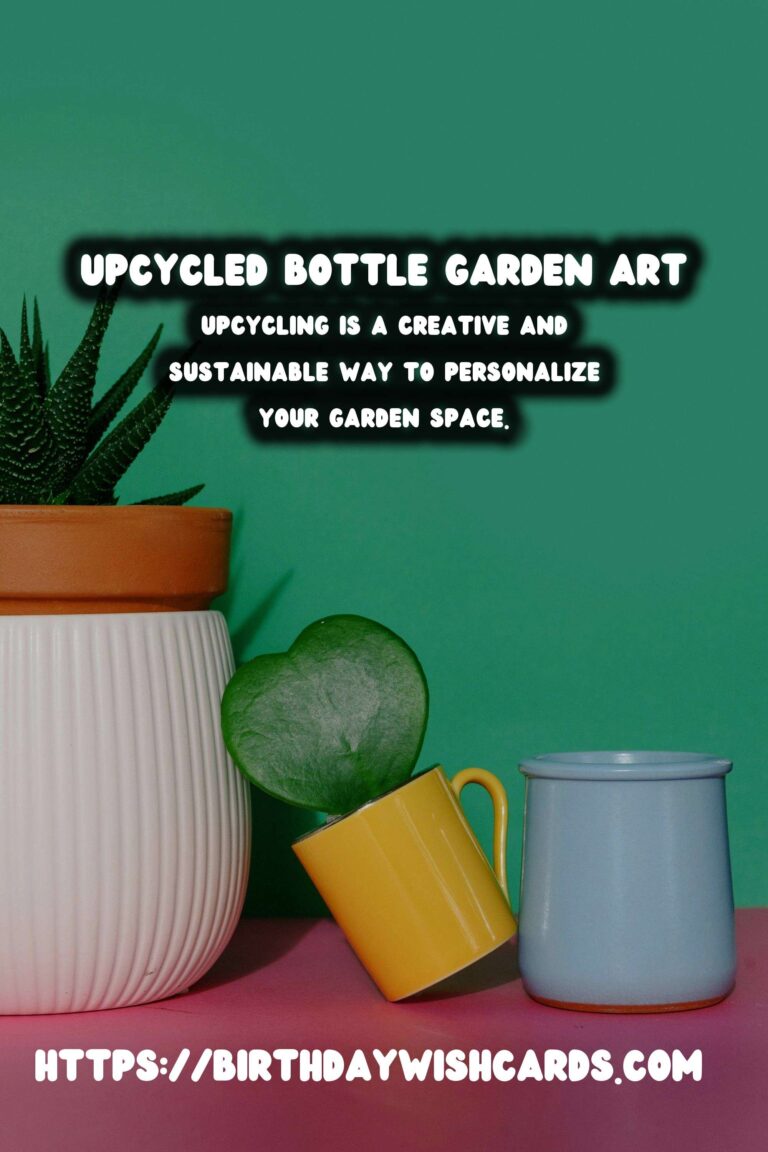 Creative Ways to Upcycle Old Bottles into Garden Art