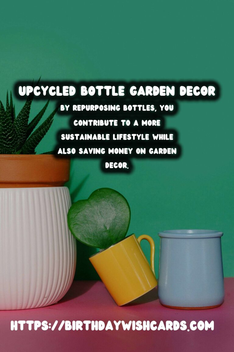 Creative Ways to Upcycle Old Bottles into Stunning Garden Decor