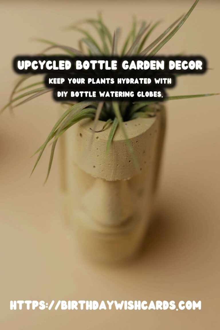 Creative Ways to Upcycle Old Bottles into Stunning Garden Decor