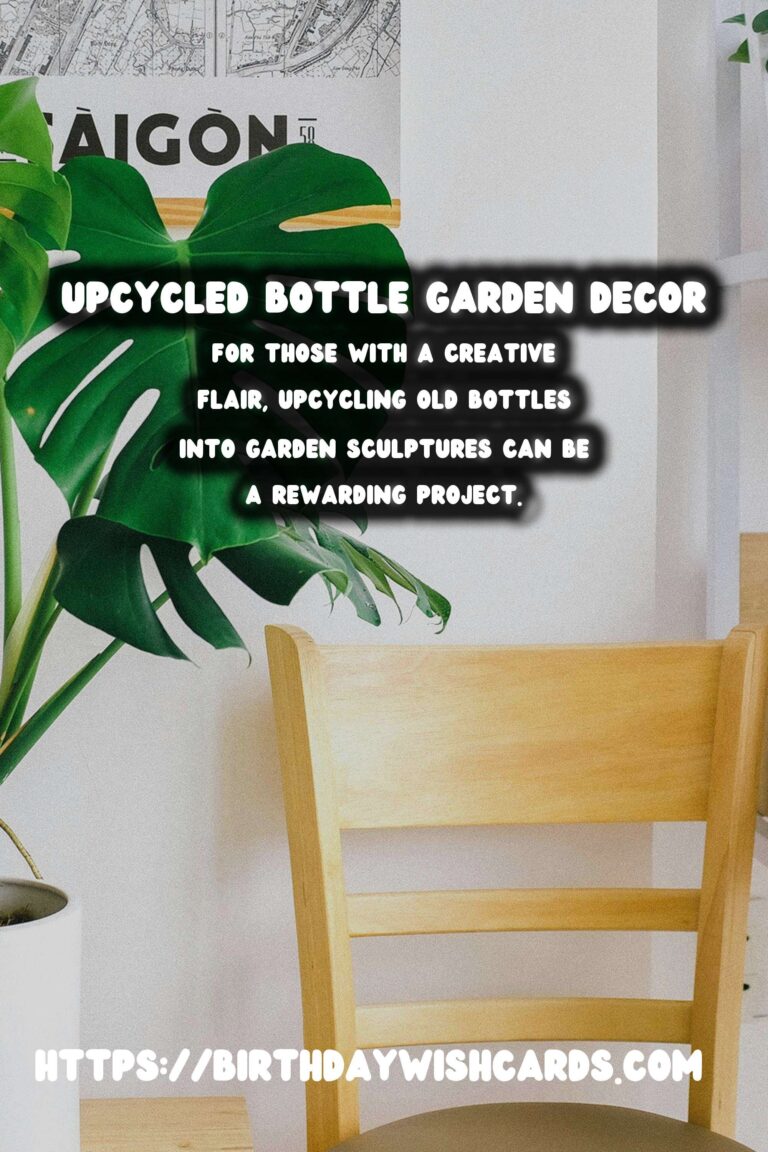 Creative Ways to Upcycle Old Bottles into Stunning Garden Decor