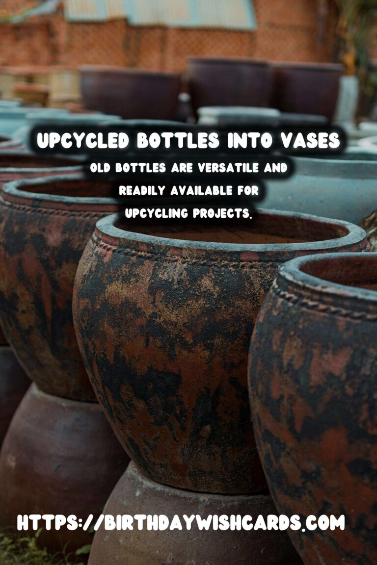 Creative Ways to Upcycle Old Bottles into Stunning Vases with String