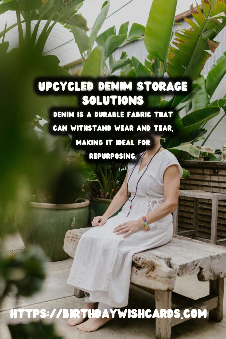 Creative Ways to Upcycle Old Jeans into Storage Bins