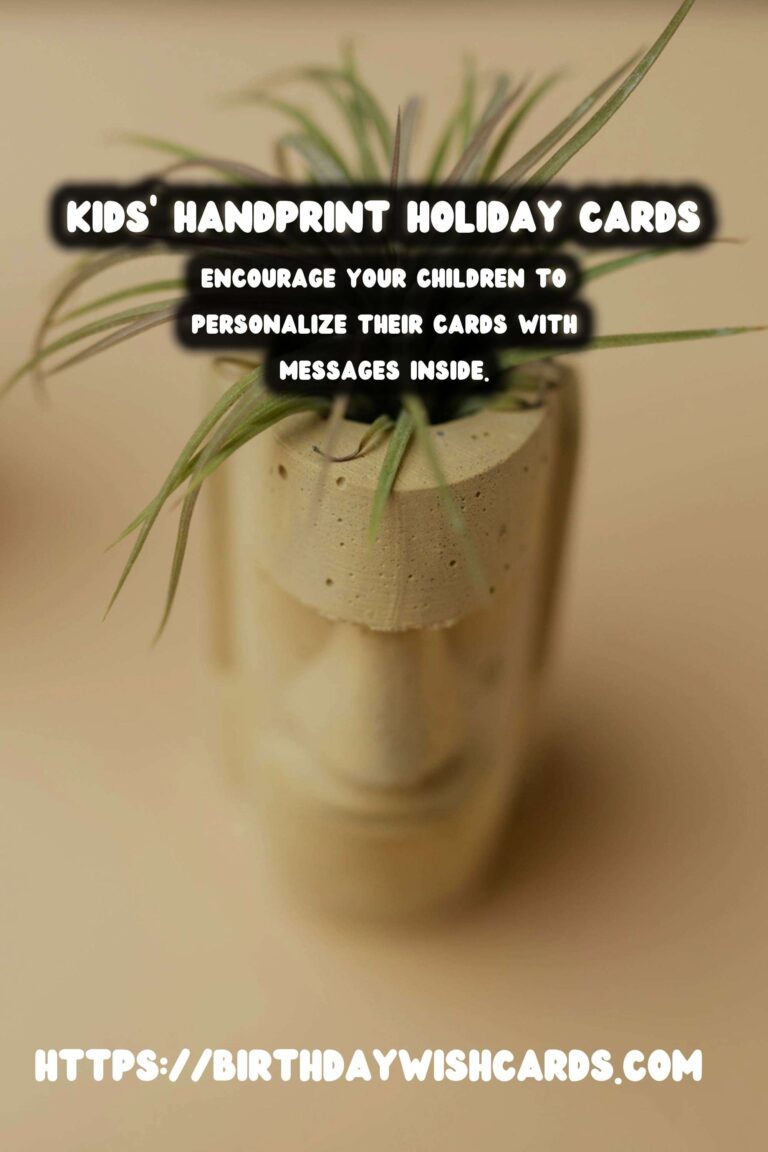 Creative Winter Holiday Cards: Kids' Handprint Crafts