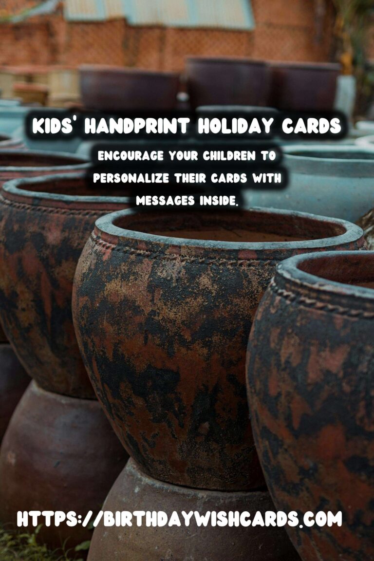 Creative Winter Holiday Cards: Kids' Handprint Crafts