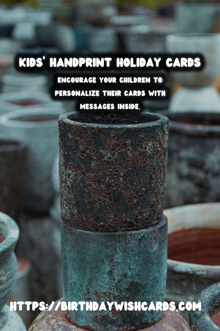 Creative Winter Holiday Cards: Kids' Handprint Crafts