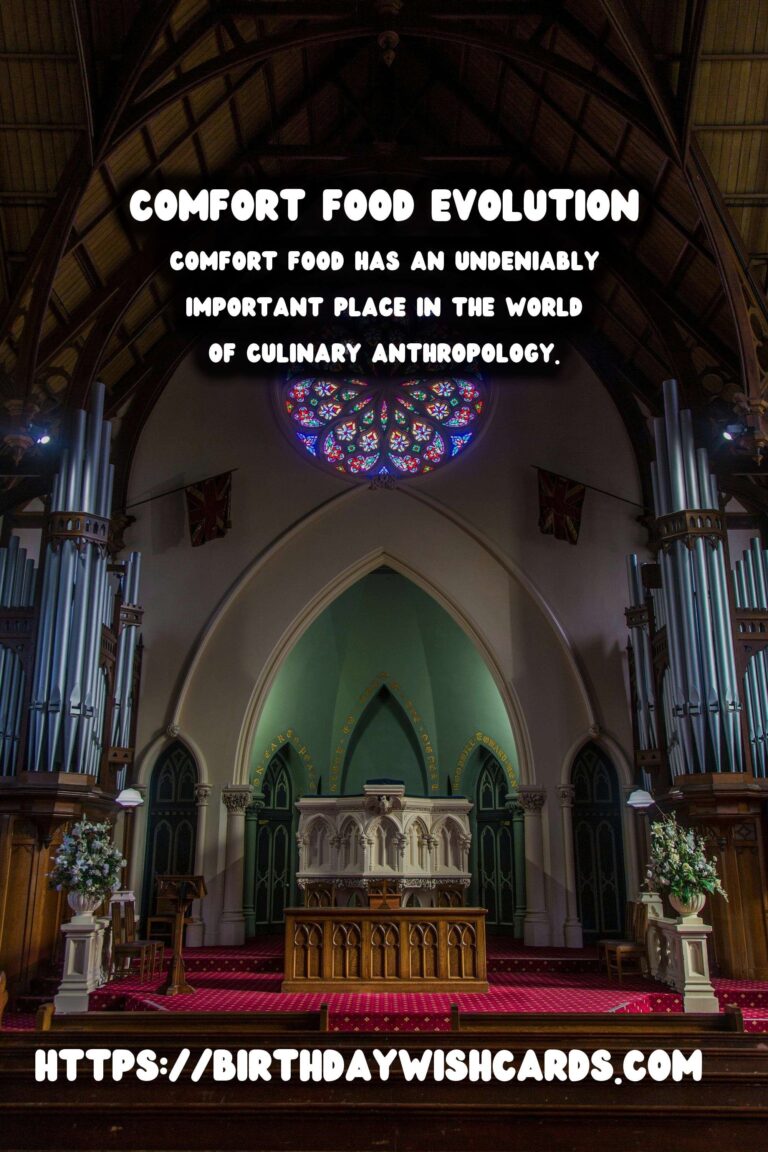 Culinary Anthropology: The Evolution of Comfort Food