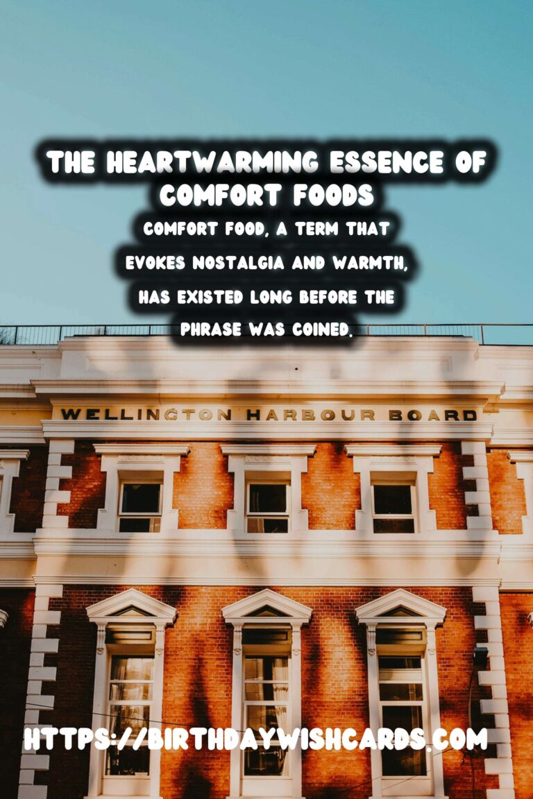 Culinary Anthropology: The History of Global Comfort Foods