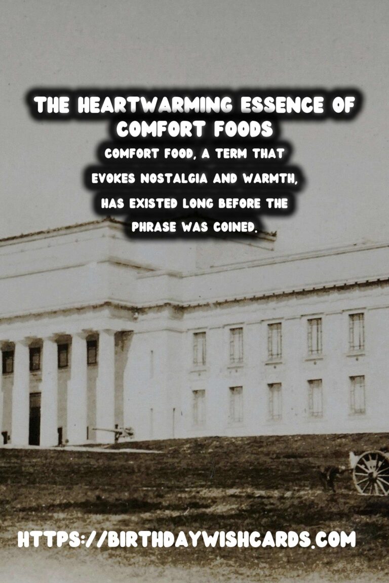 Culinary Anthropology: The History of Global Comfort Foods