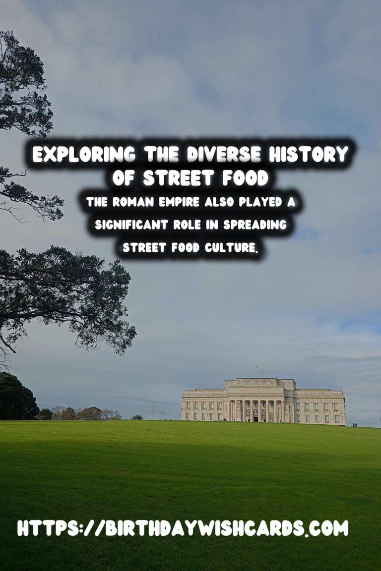 Culinary Anthropology: The Rich History of Global Street Food