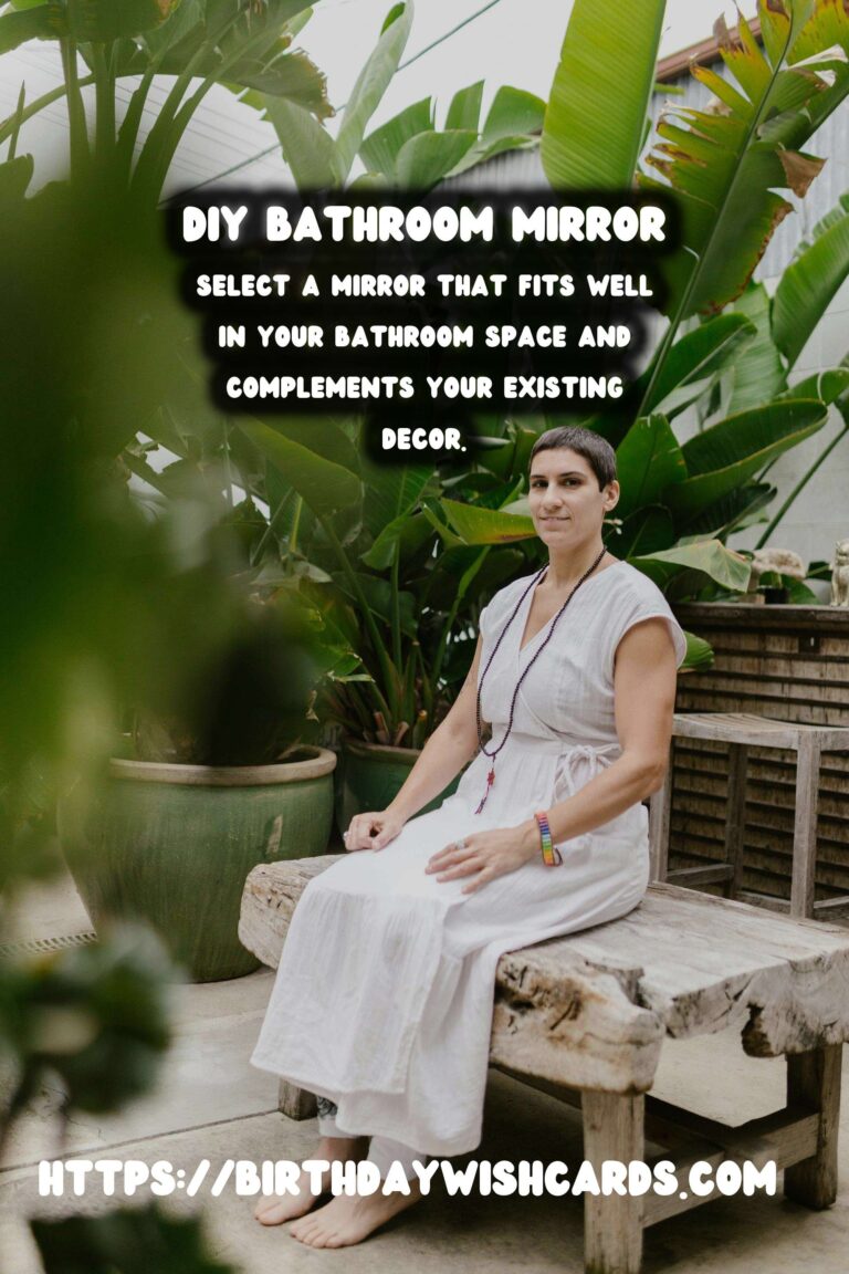 DIY Bathroom Mirror with Shelf: Step-by-Step Guide