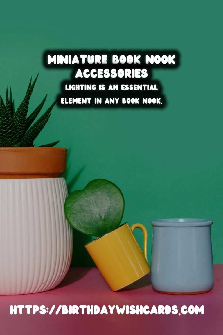 DIY Book Nook Accessories: Miniatures to Enhance Your Reading Space