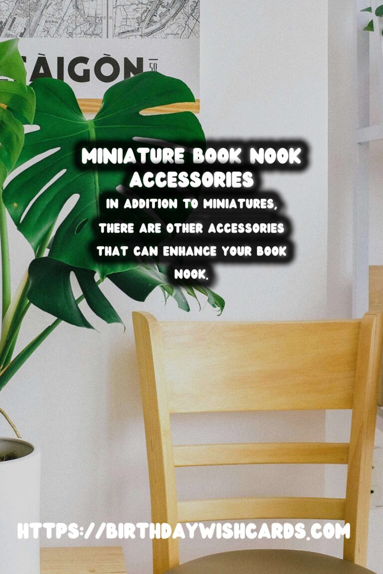 DIY Book Nook Accessories: Miniatures to Enhance Your Reading Space