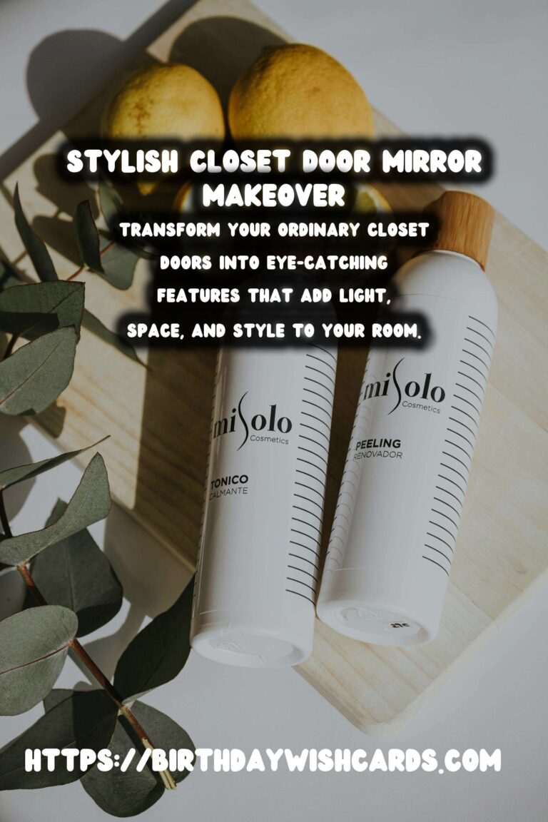 DIY Closet Door Mirror Makeover: Transform Your Space with Style