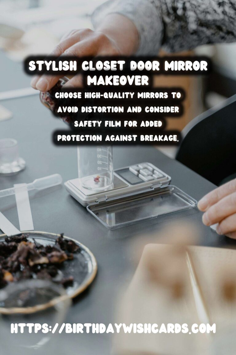 DIY Closet Door Mirror Makeover: Transform Your Space with Style