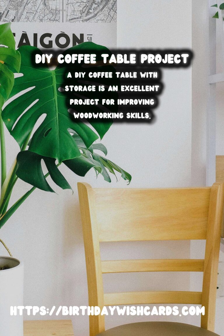 DIY Coffee Table with Storage: A Comprehensive Guide