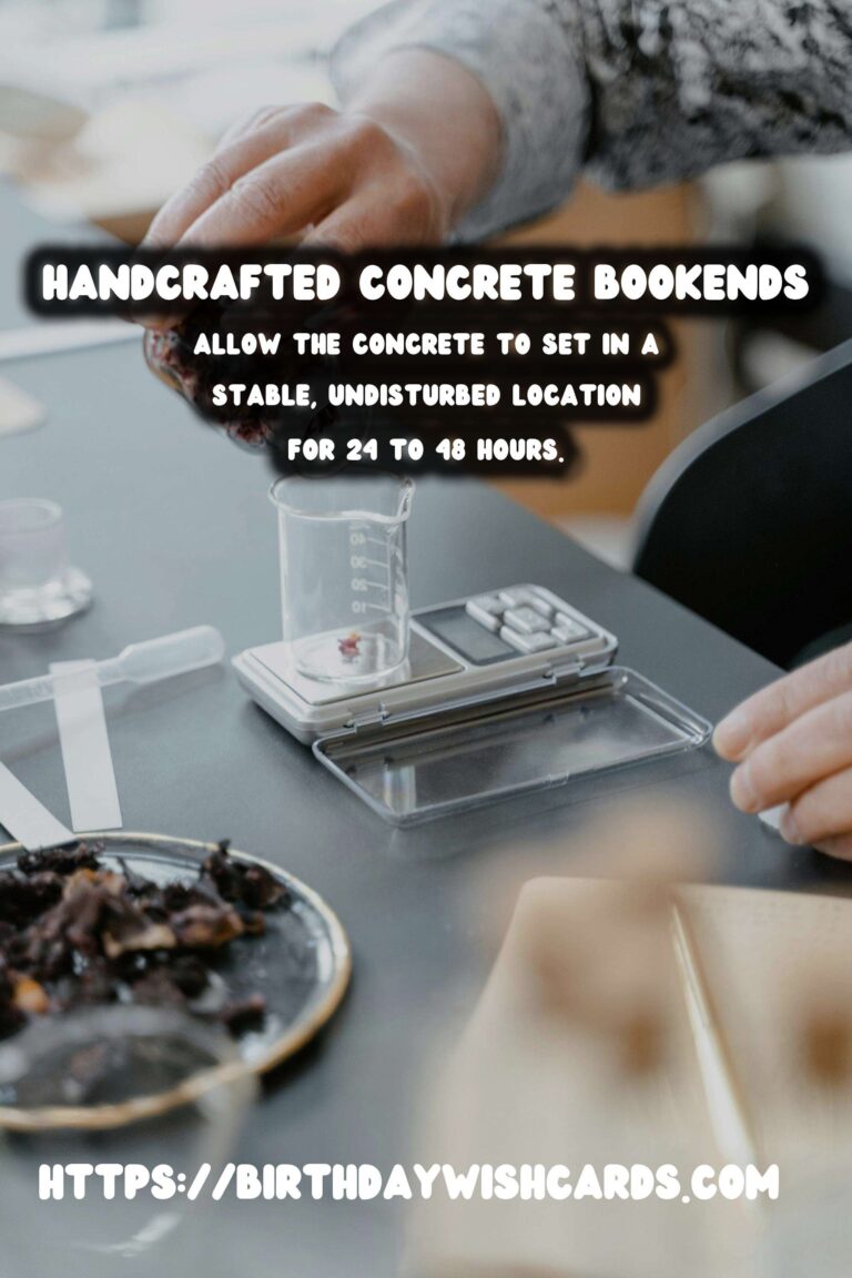 DIY Concrete Bookends: A Step-by-Step Guide for Craft Enthusiasts