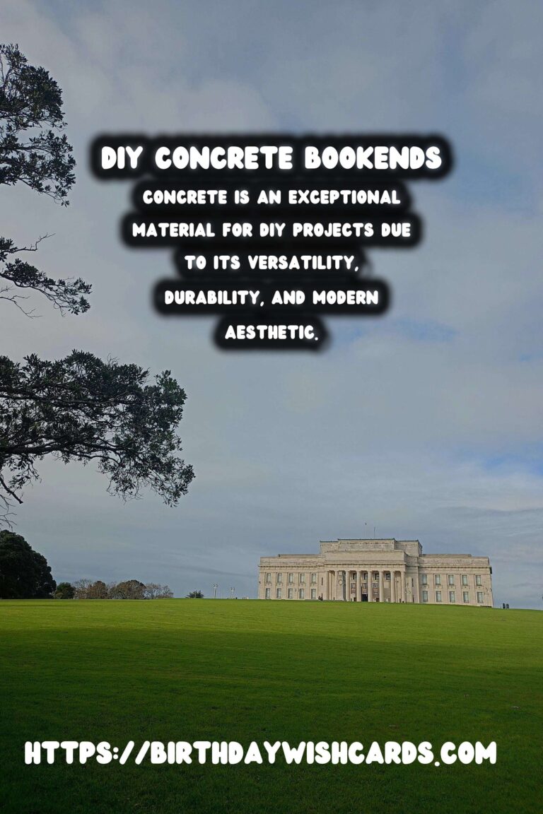 DIY Concrete Bookends: Achieve a Minimalist Style