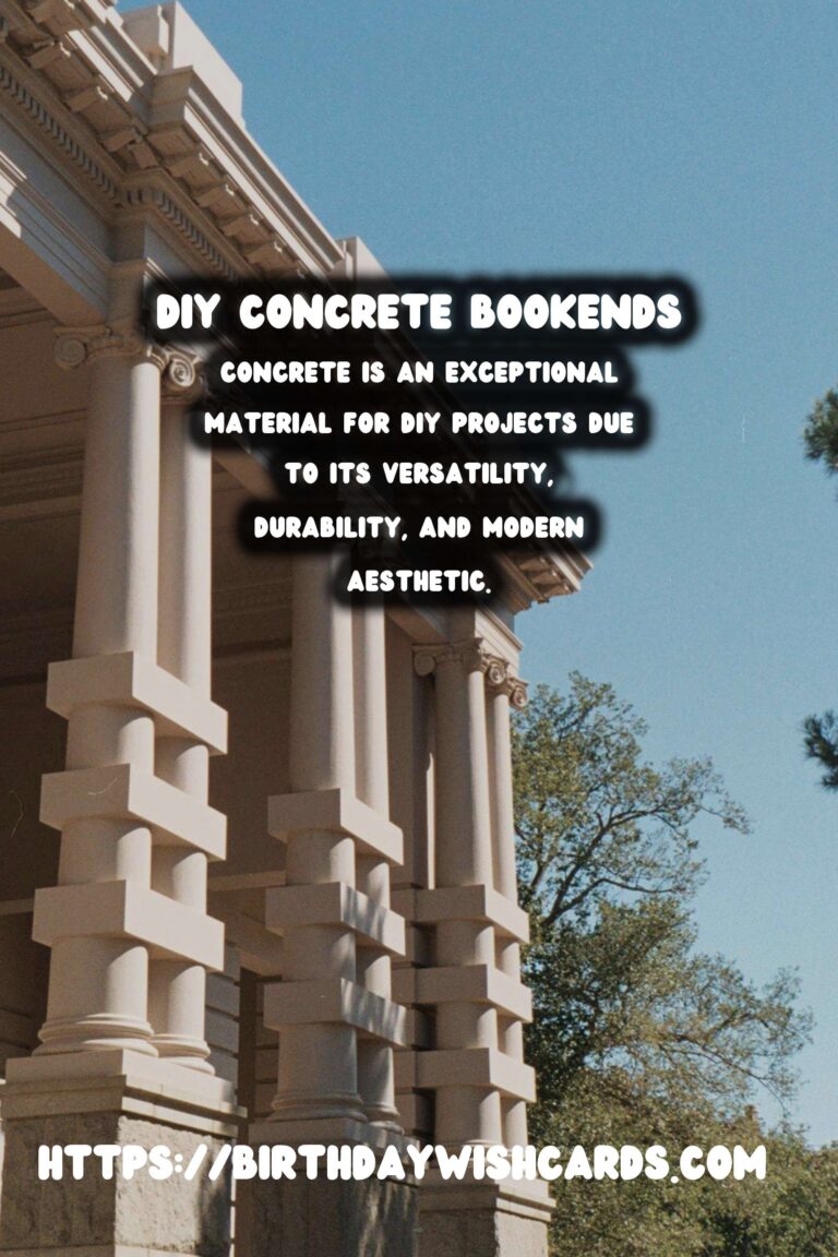 DIY Concrete Bookends: Achieve a Minimalist Style