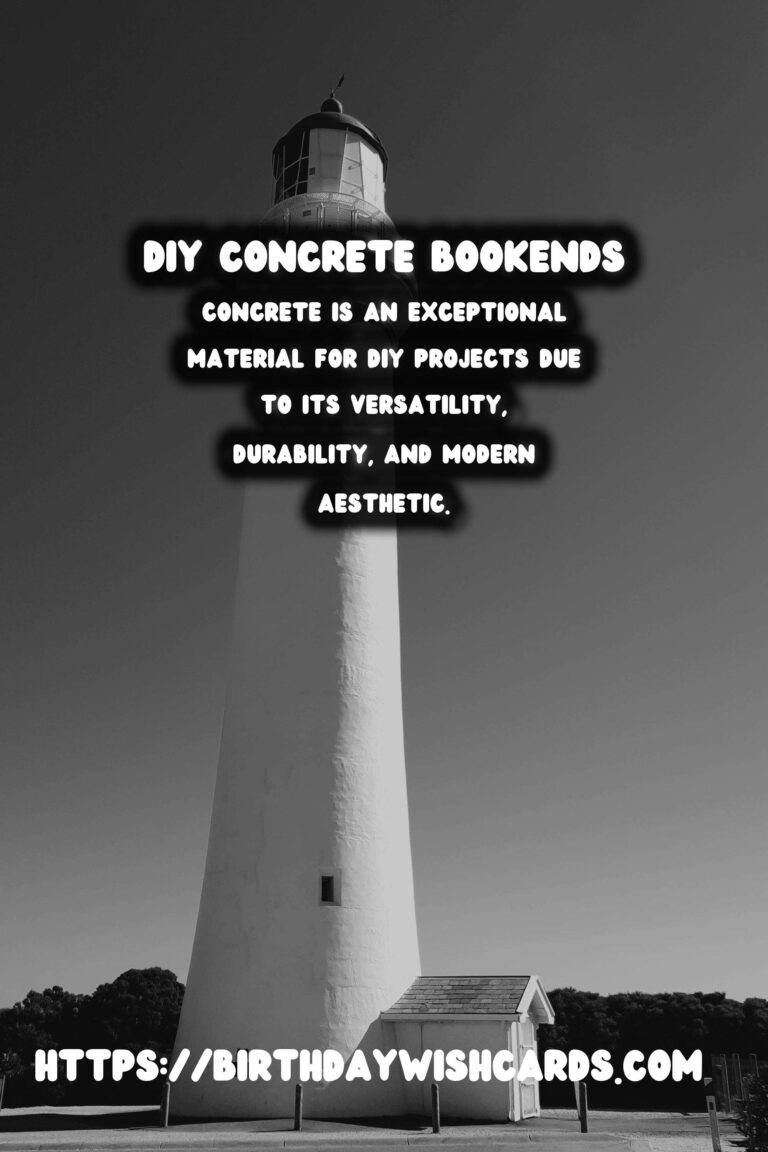 DIY Concrete Bookends: Achieve a Minimalist Style