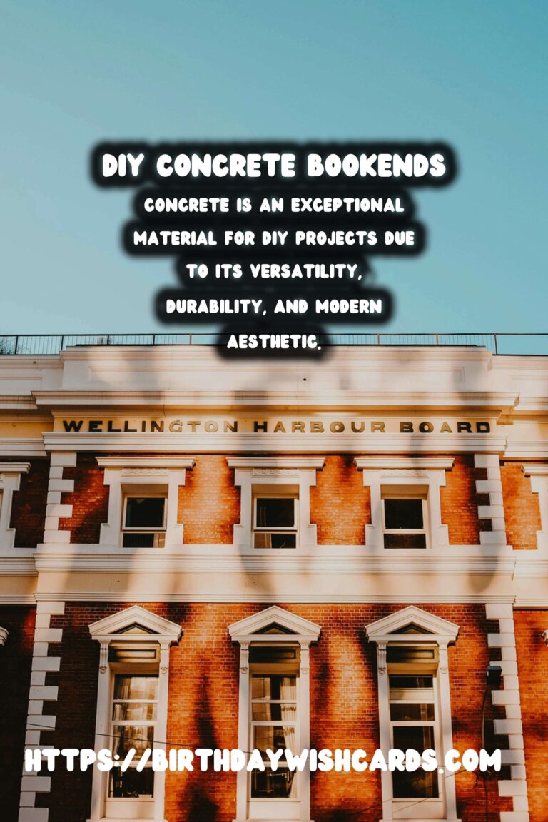 DIY Concrete Bookends: Achieve a Minimalist Style