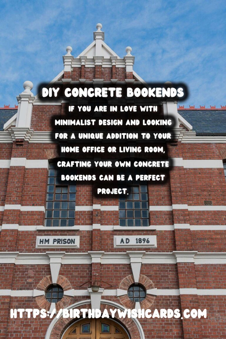 DIY Concrete Bookends: Achieve a Minimalist Style