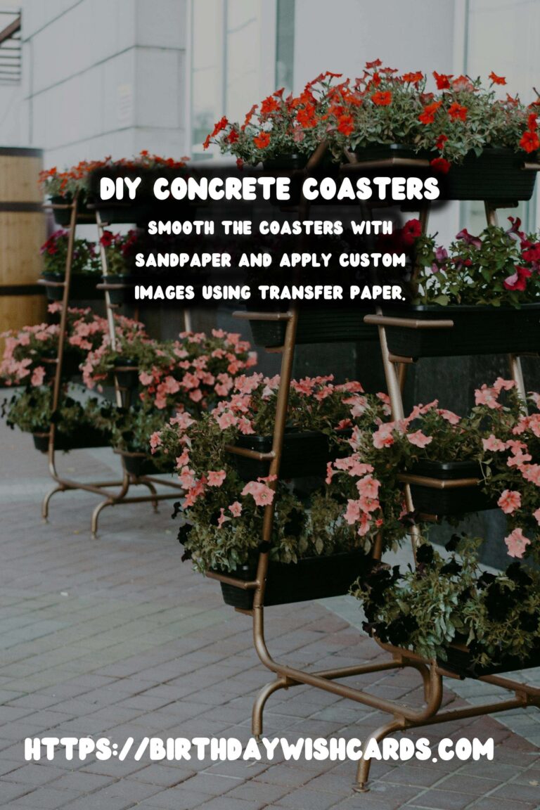 DIY Concrete Coasters with Custom Images: A Step-by-Step Guide