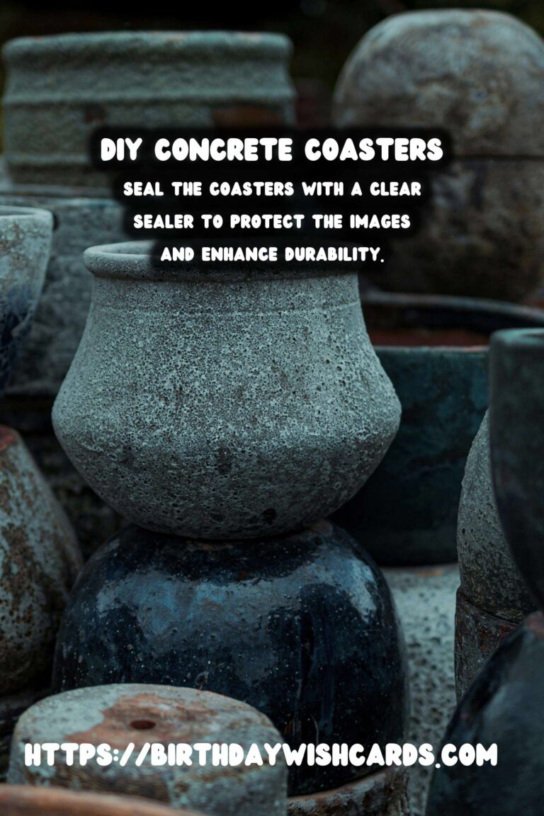 DIY Concrete Coasters with Custom Images: A Step-by-Step Guide