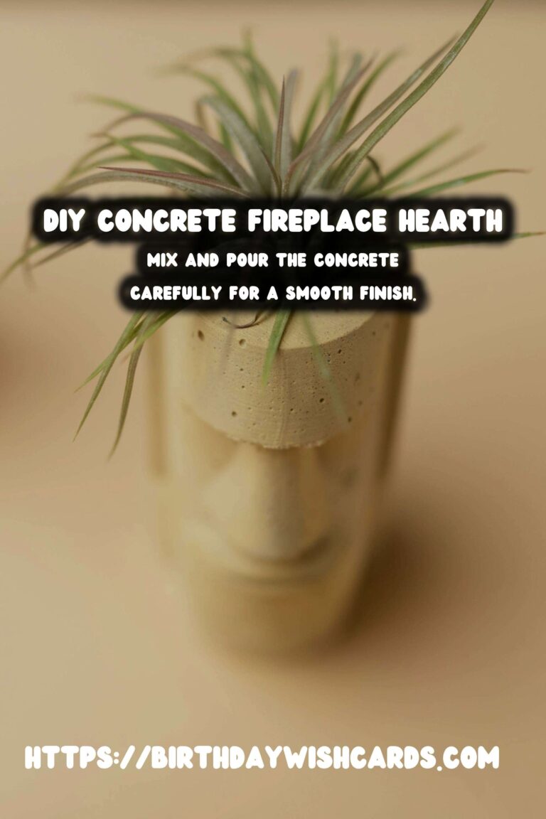 DIY Concrete Fireplace Hearth: A Step-by-Step Guide for a Stunning Home Feature