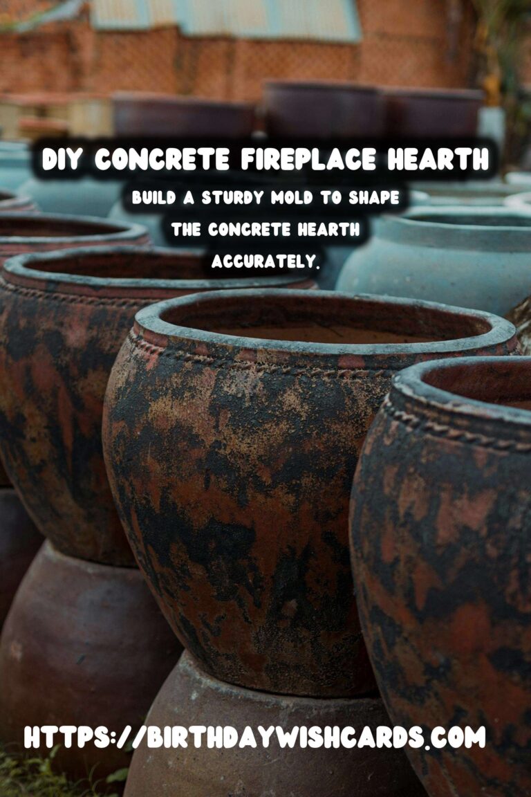 DIY Concrete Fireplace Hearth: A Step-by-Step Guide for a Stunning Home Feature
