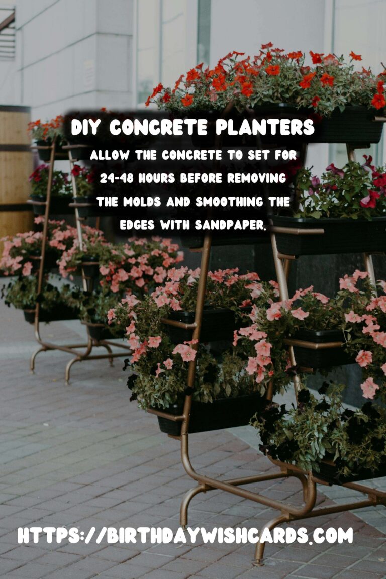 DIY Concrete Planters for Large Outdoor Plants: A Step-by-Step Guide