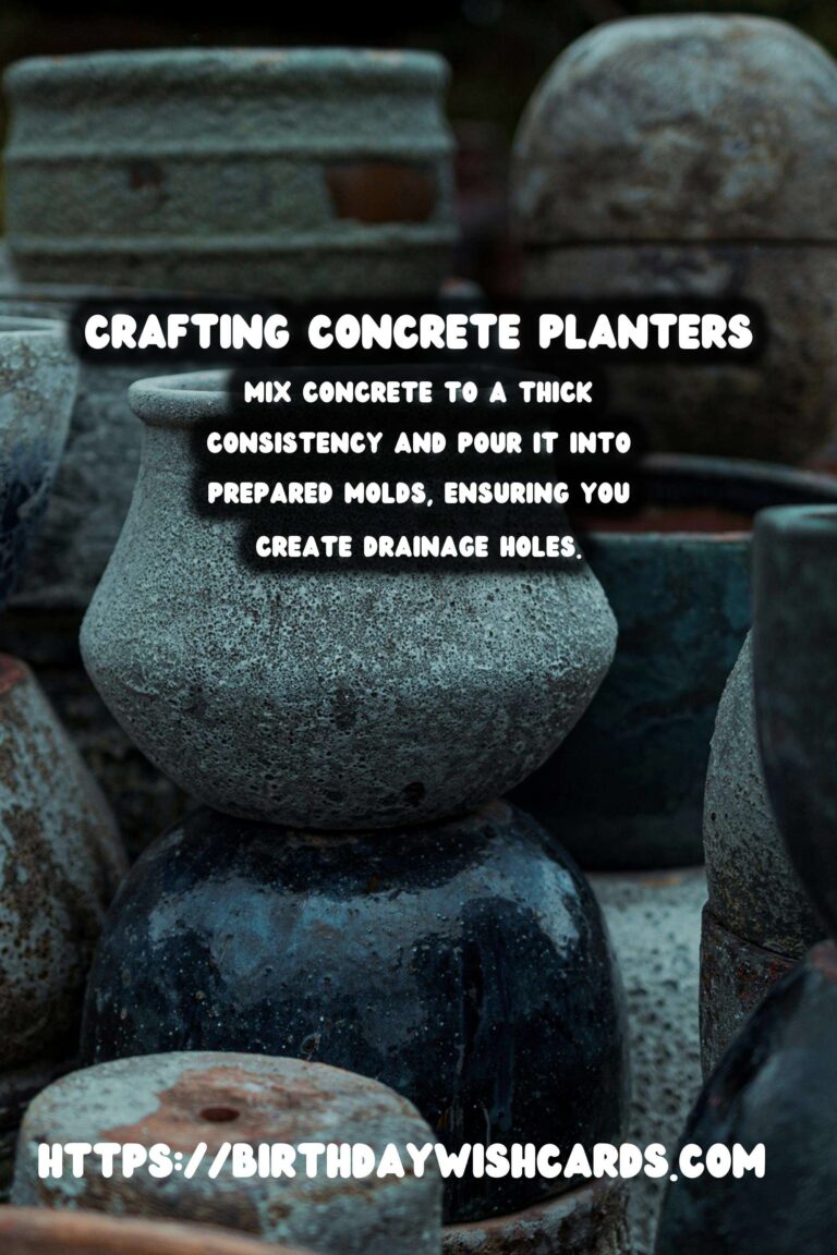 DIY Concrete Planters for a Stunning Balcony Garden
