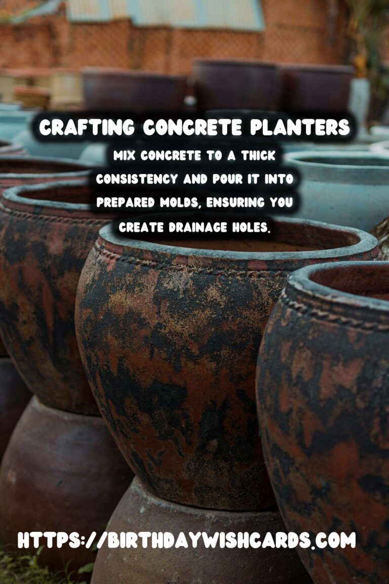 DIY Concrete Planters for a Stunning Balcony Garden