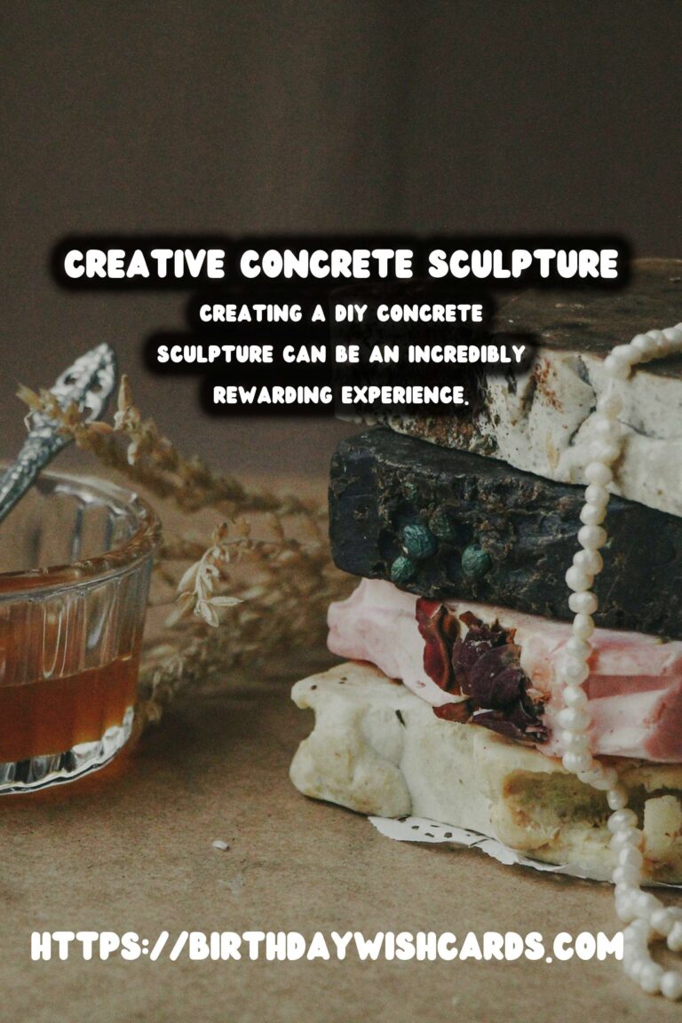 DIY Concrete Sculpture: A Creative Guide to Crafting Your Masterpiece