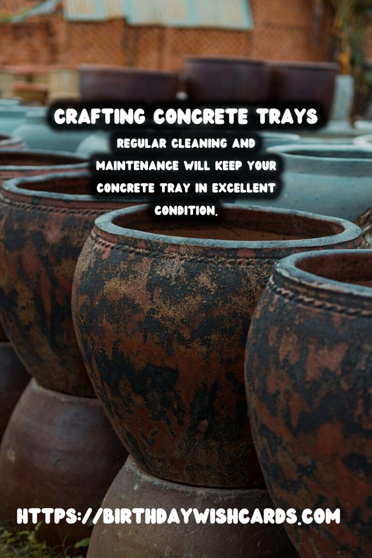 DIY Concrete Trays: Crafting Elegant Entryway Accessories