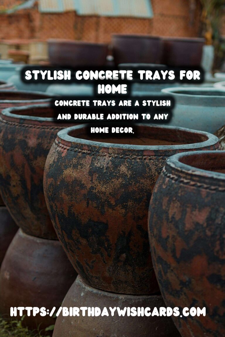 DIY Concrete Trays: Elevate Your Home Decor with Style and Functionality