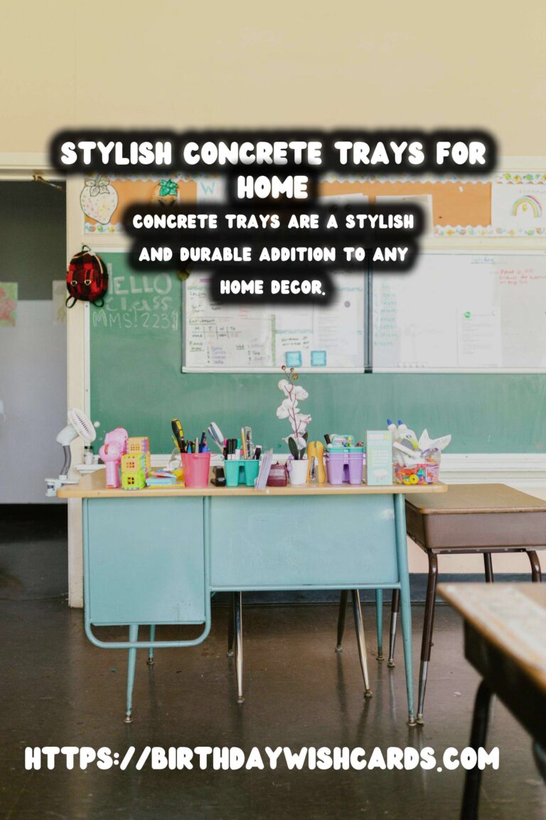 DIY Concrete Trays: Elevate Your Home Decor with Style and Functionality