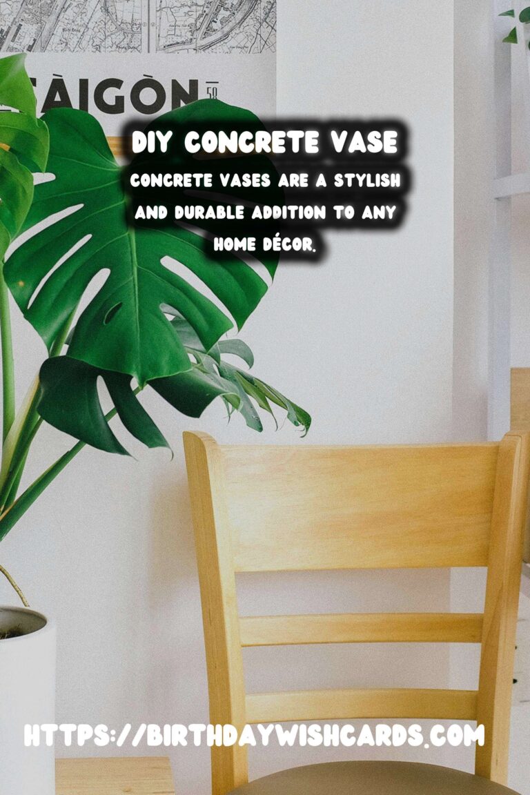 DIY Concrete Vases with Smooth Finish: A Step-by-Step Guide