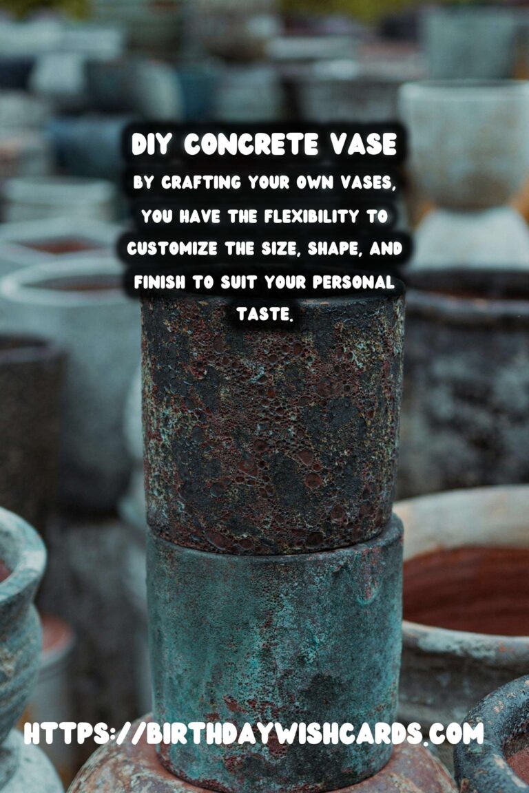 DIY Concrete Vases with Smooth Finish: A Step-by-Step Guide