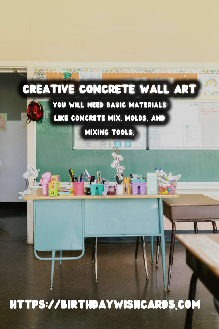 DIY Concrete Wall Art: Transform Your Space with Creative Designs