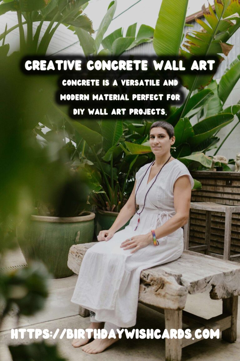 DIY Concrete Wall Art: Transform Your Space with Creative Designs