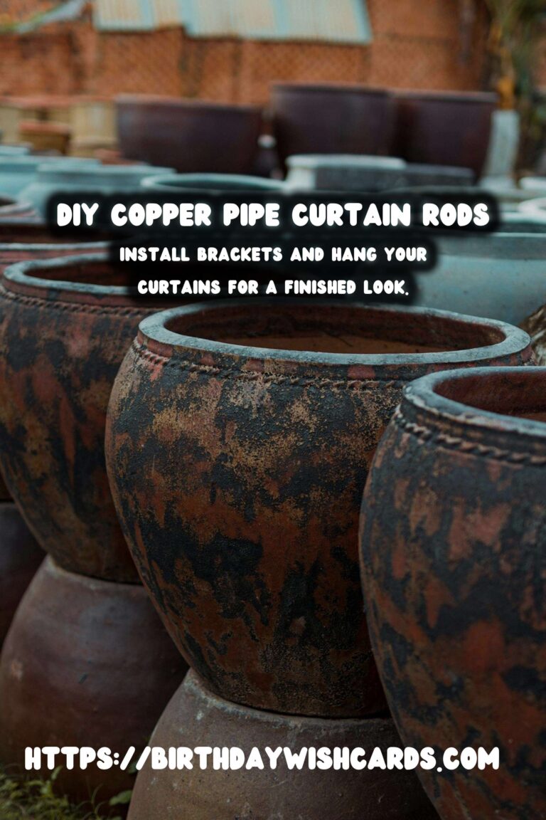DIY Copper Pipe Curtain Rods: A Stylish and Cost-Effective Solution for Your Home
