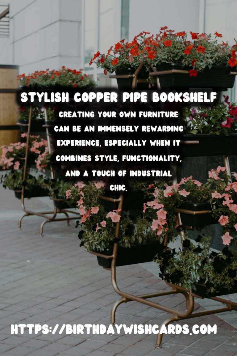 DIY Copper Pipe Floating Bookshelf: A Stylish and Functional Addition to Your Home