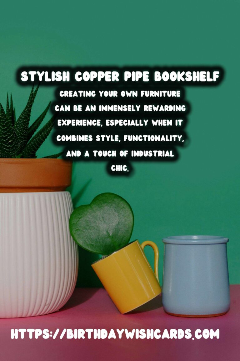 DIY Copper Pipe Floating Bookshelf: A Stylish and Functional Addition to Your Home